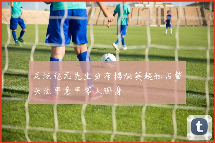 足坛亿元先生分布揭秘英超独占鳌头法甲意甲零人现身
